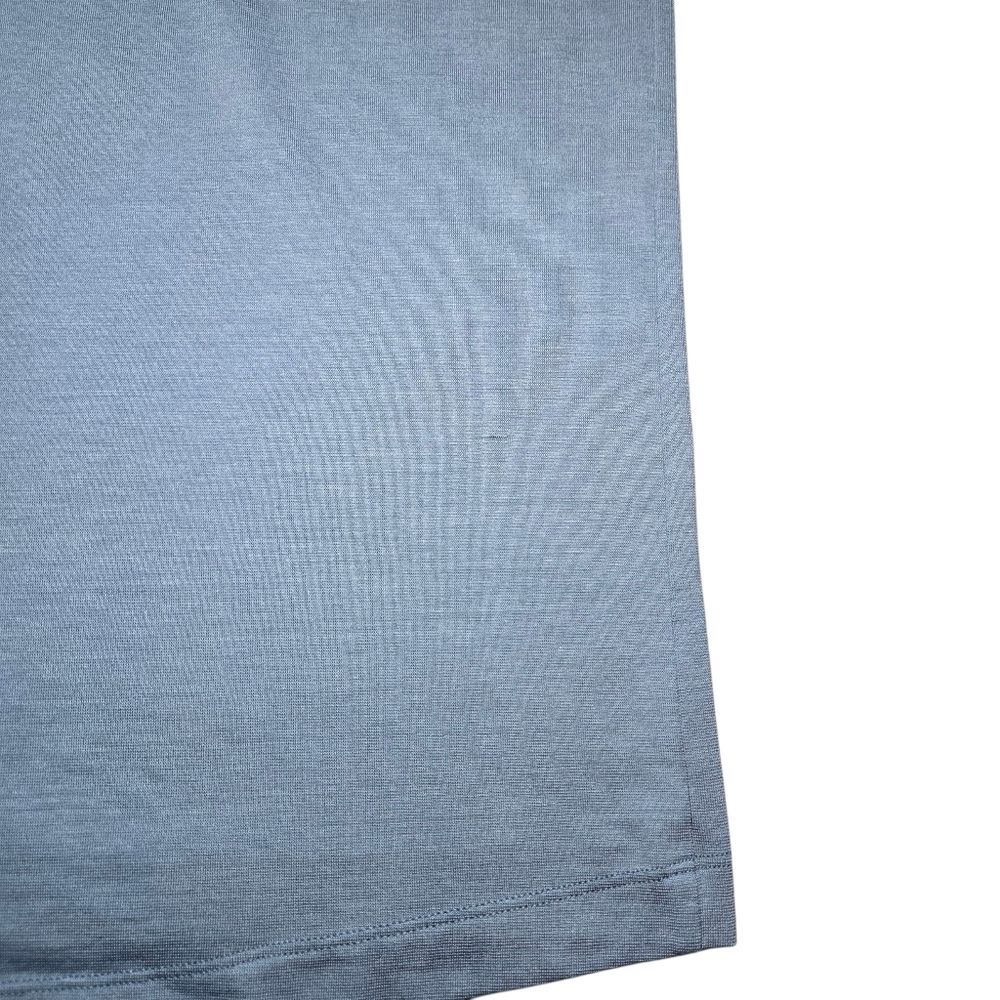 Men's Lululemon Evolution Short Sleeve Polo Shirt - River Blue - Picture 8 of 8